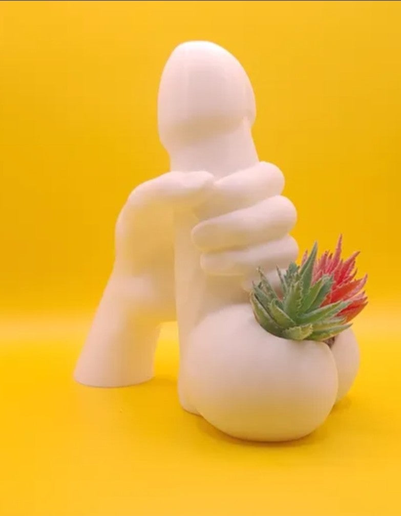 Funny Hand Planter | Adult Humor Succulent Pot | Unique Gift
